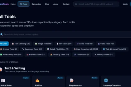 WebioTools Empowers Professionals with 200+ Free Online Utilities in Single Platform