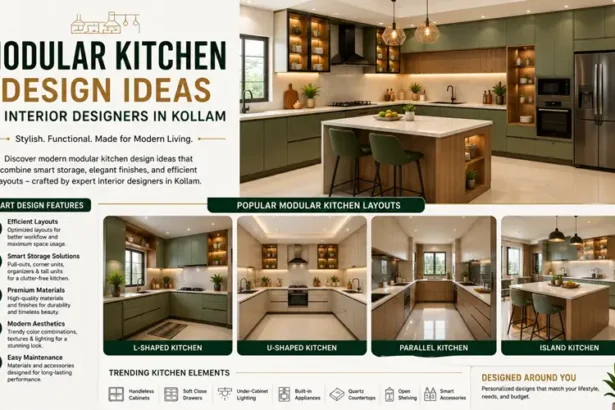 Modular Kitchen Design Ideas by Interior Designers in Kollam